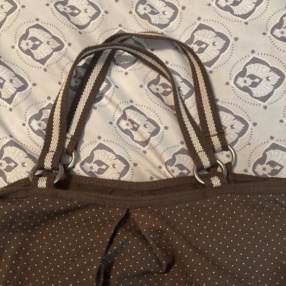 Brown 14X15" Spotted Old Navy Shopper Tote Handbag Purse - Picture 10 of 10